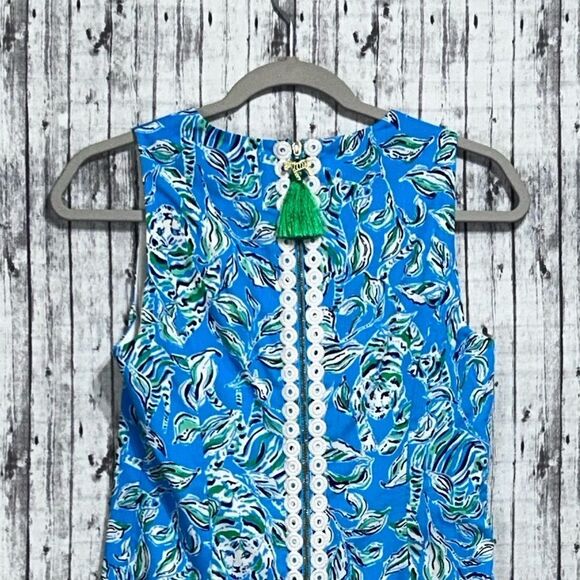 Lilly Pulitzer Mila Stretch Shift Dress Outta Line - Picture 4 of 8